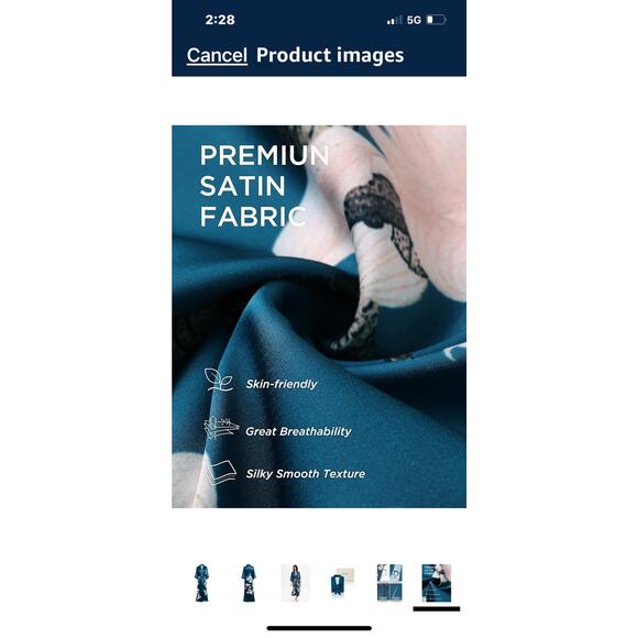 BABEYOND Kimono Robe Cover up with Box Long Floral Satin Sleepwear Silky Bathrob - Picture 6 of 16